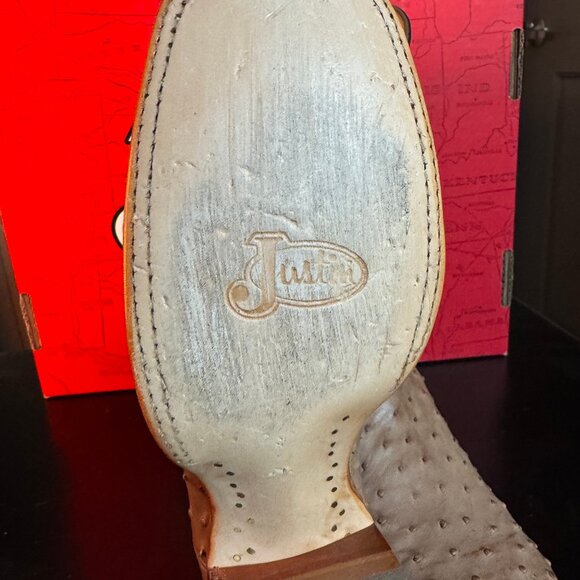 Justin 11” Men’s Mosely (style J124)wide square toe boot - Picture 5 of 7